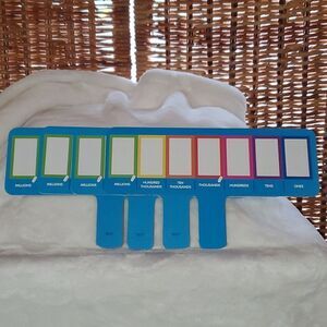 Place Value Dry Erase Paddle Set of 4 Homeschool